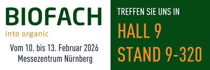 Bannière Biofach 2026 DE